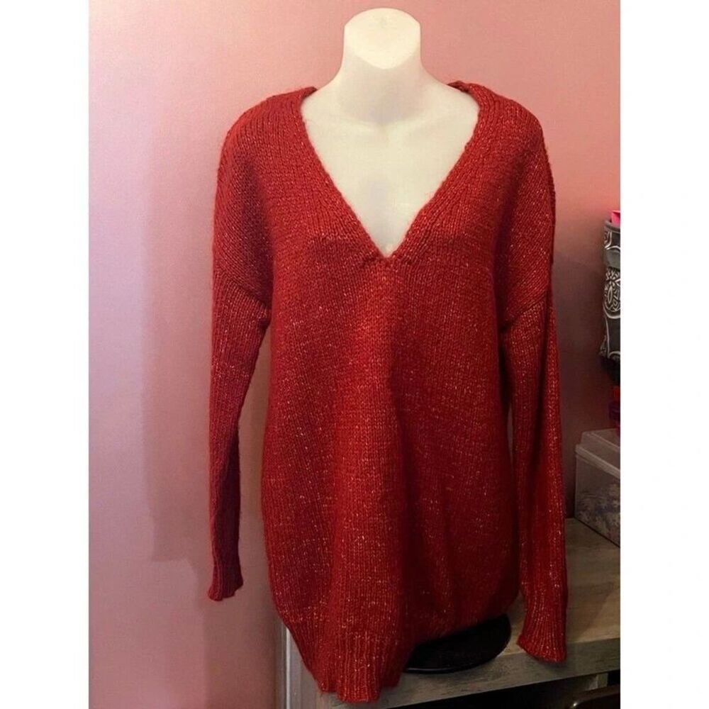 Maurice’s Red loose fit sweater Size Medium